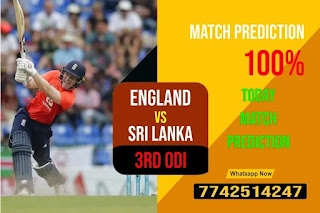 England vs Sri Lanka 3rd Cricket Win Tips Get Sri Lanka tour of England ODI Eng vs SL Match Who will win today 100% Sure Match Forecast