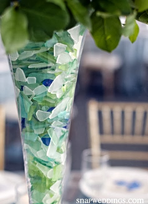 seaglass fillers for vase