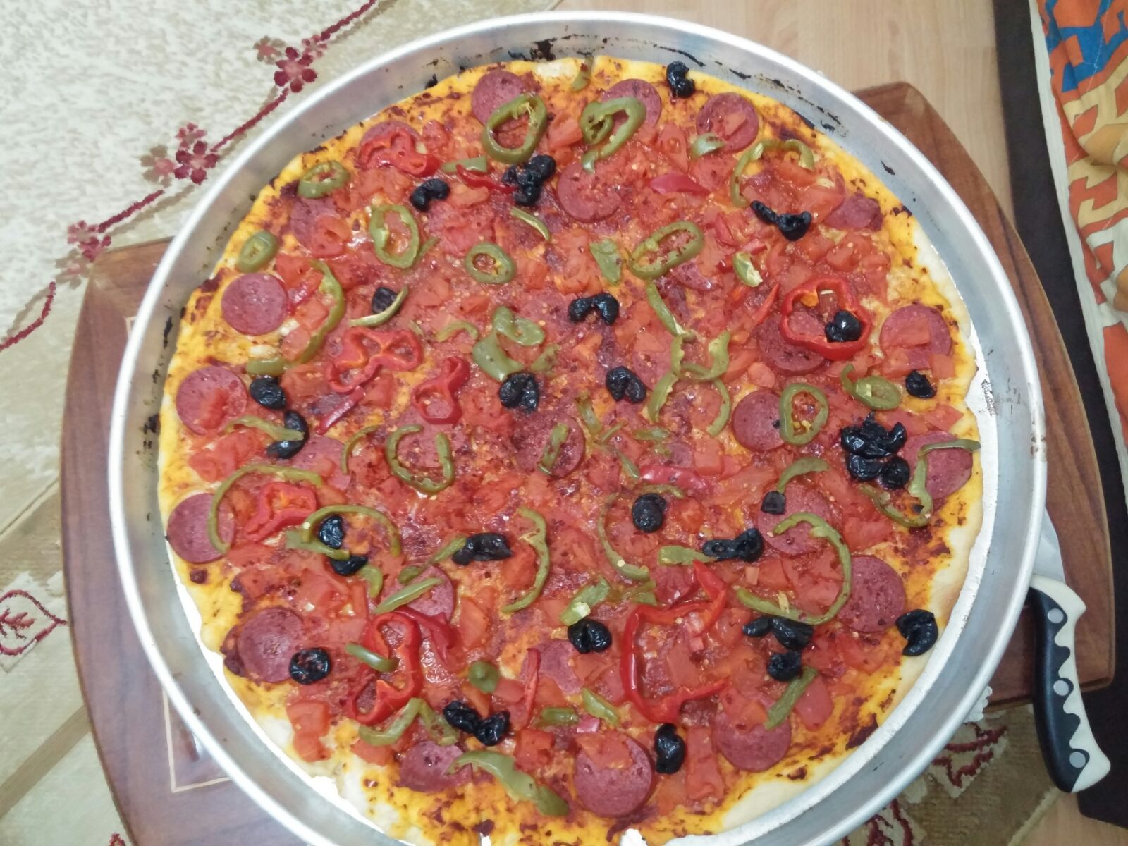 Nazlı�nın Mutfağı Hazır Ekmek Hamurundan Pratik Pizza