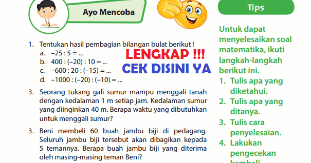 23+ Kunci jawaban matematika kelas 6 halaman 49 dengan caranya ideas in 2021 