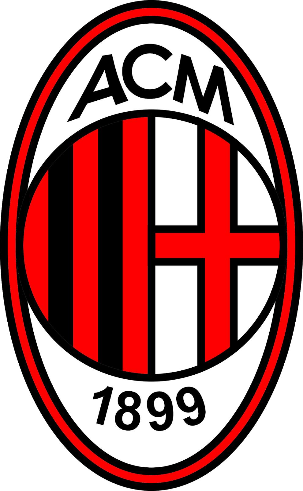 How To Design AC Milan FC  Logo In Corel Draw X7