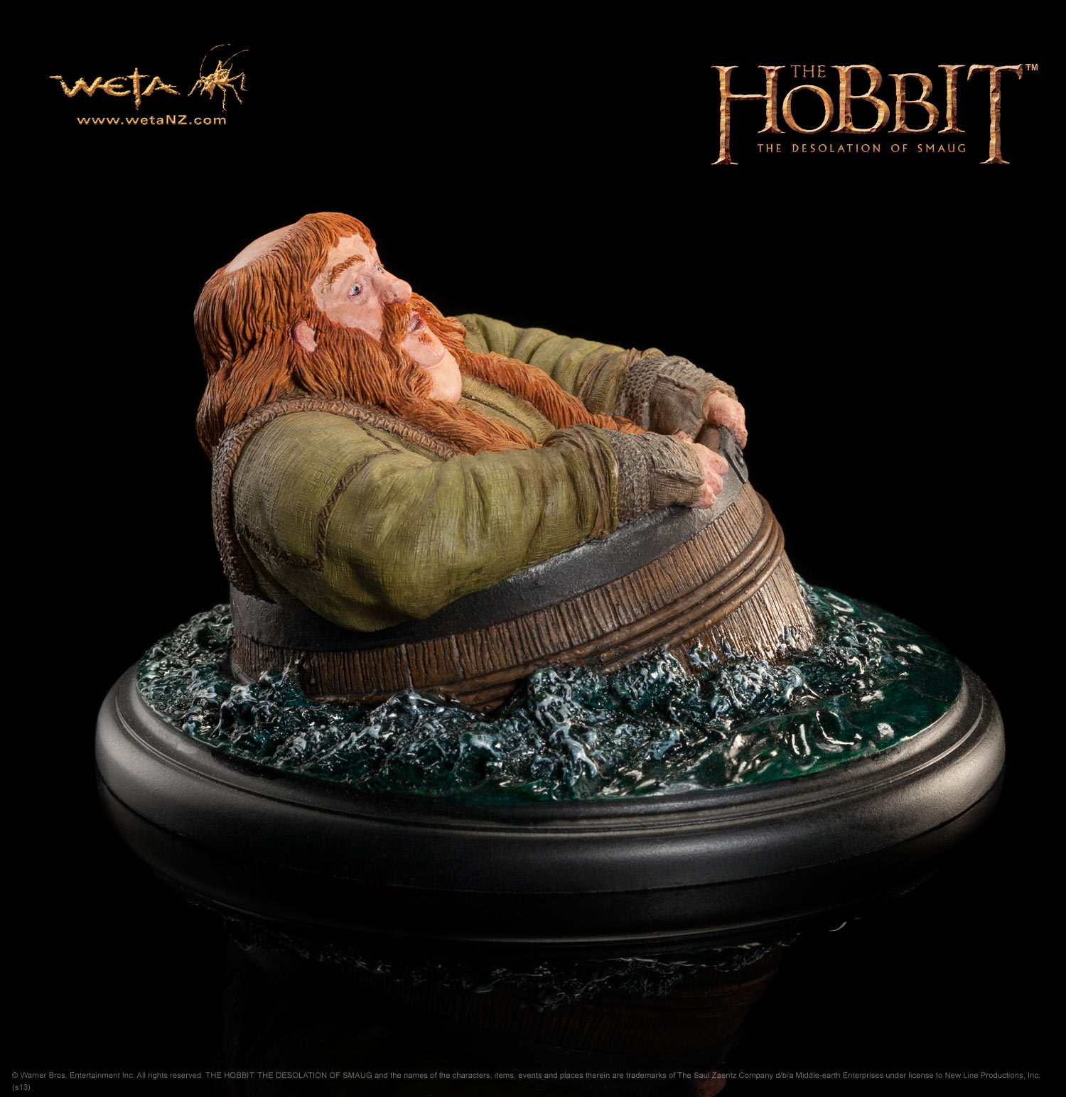 The Film Cell New Weta Hobbit Statues from the Barrel Rider Scene