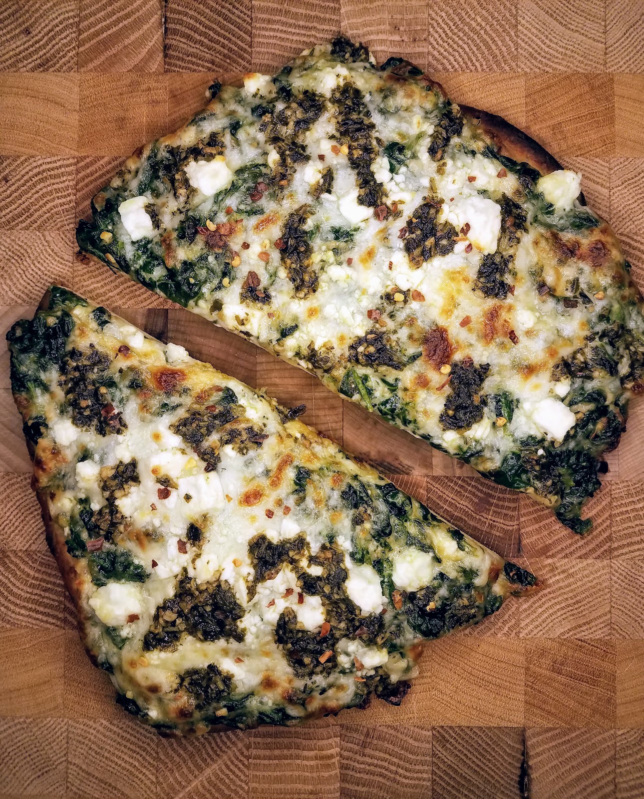 Three Cheese Naan Pizza