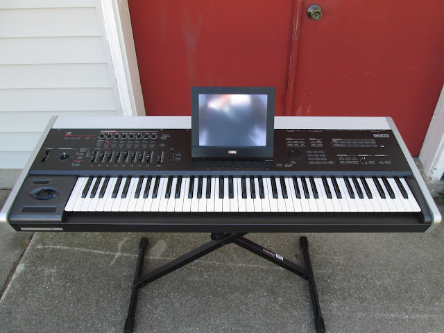 MATRIXSYNTH: Korg OASYS 76 Keyboard Synthesizer Workstation SN 000257