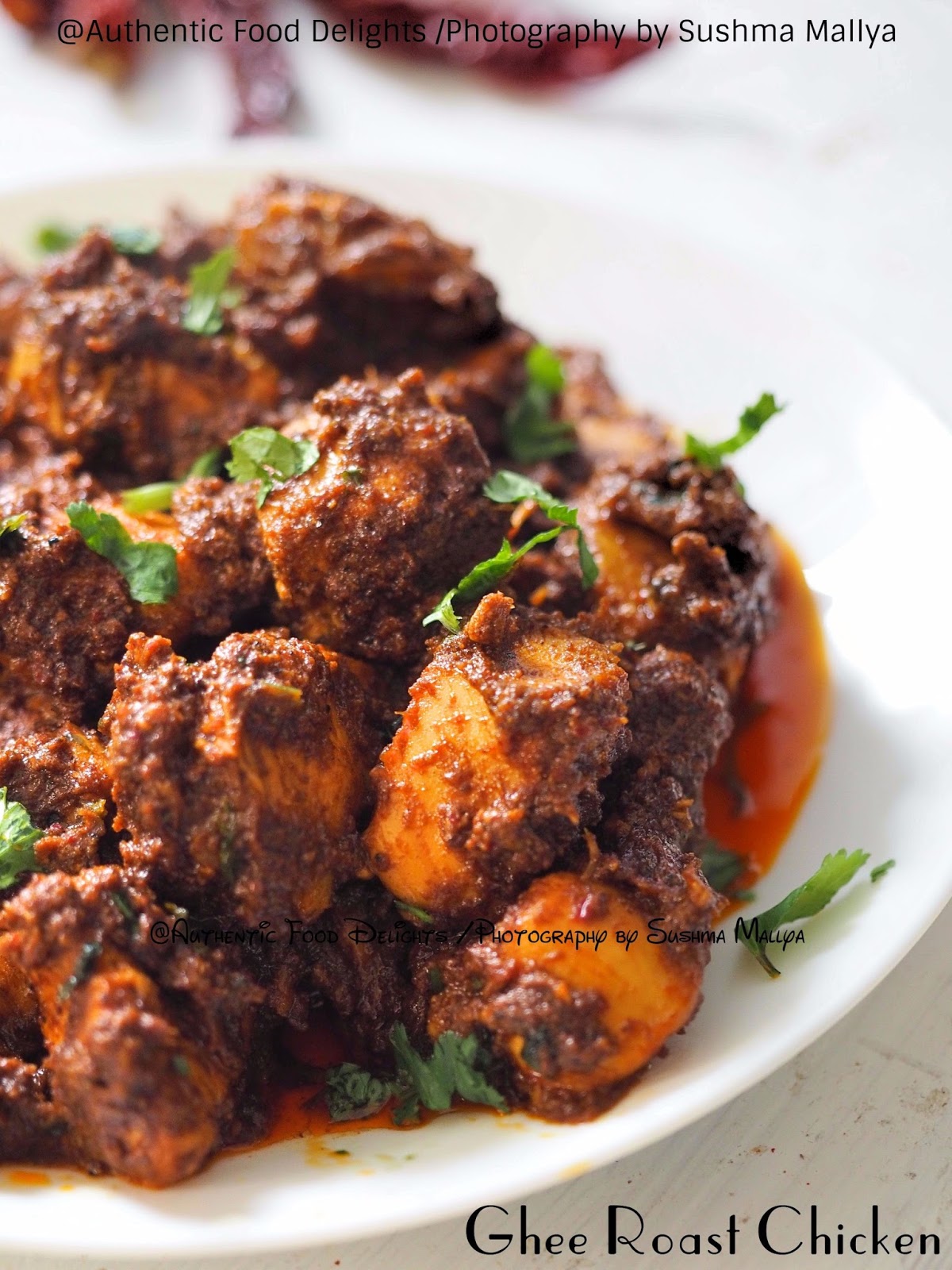 Authentic Food Delights Ghee Roast Chicken