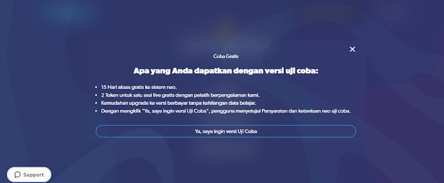 uji coba Neo Study
