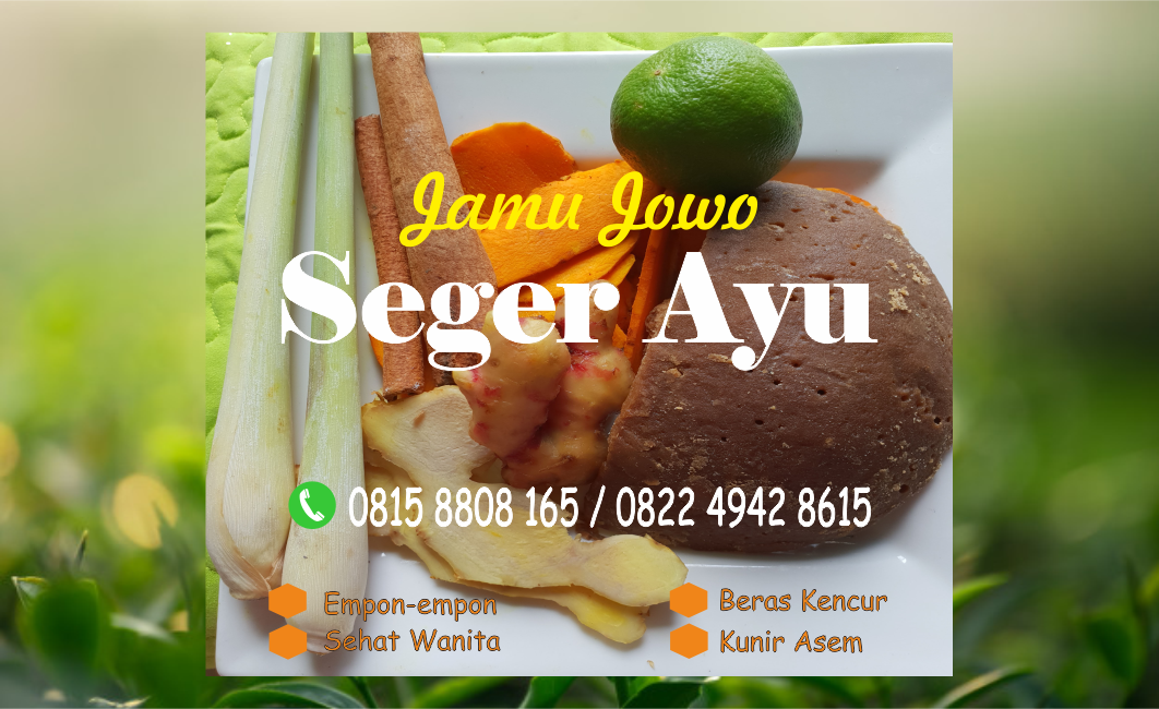 Stiker Jamu Jowo Seger Ayu Ukuran Stiker 90 x 5,5 Cm di print dengan