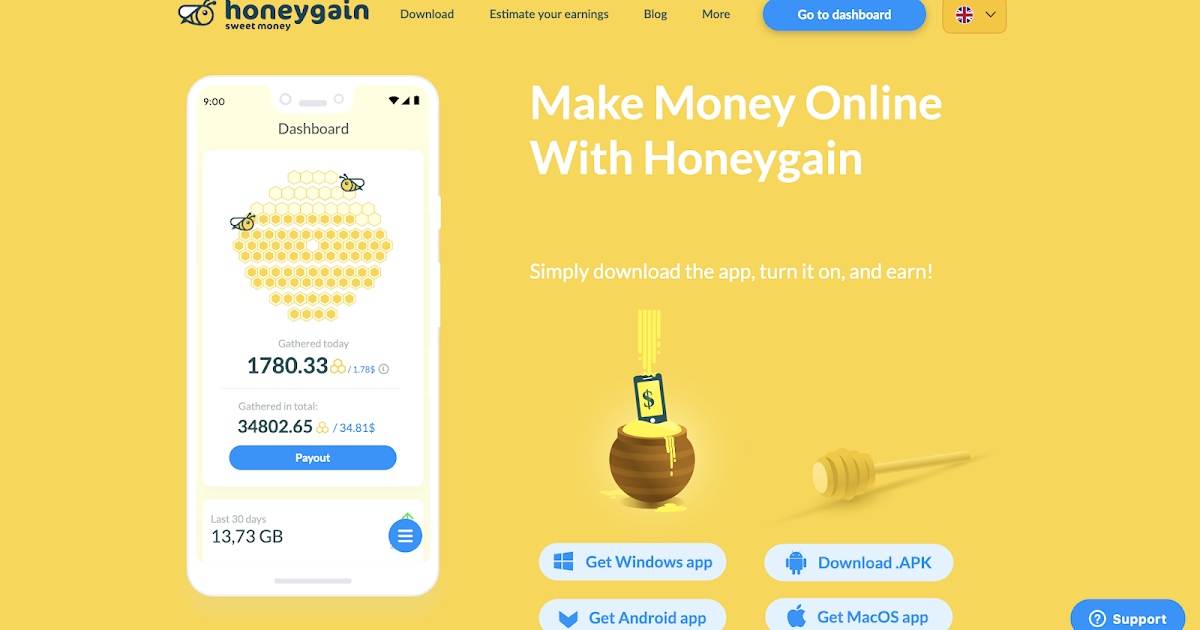 Passive Money With HoneyGain