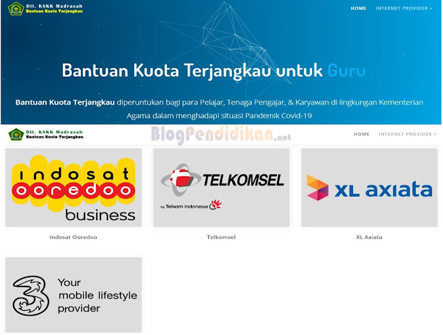 Kuota Murah 10 GB Cuma Rp 40.000, Telkomsel, Indosat, XL dan Tri Sampai 31 Desember Untuk Madrasah