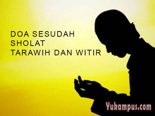 Doa tarawih dan witir