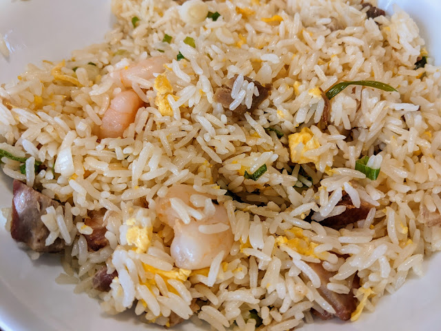 Shrimp and BBQ Pork Fried Rice from Mui Garden Restaurant