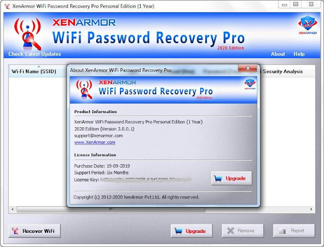 Screenshot XenArmor WiFi Password Recovery Pro 3.0.0.1 Personal Edition Full Version Screenshot XenArmor WiFi Password Recovery Pro 3.0.0.1 Personal Edition Full Version