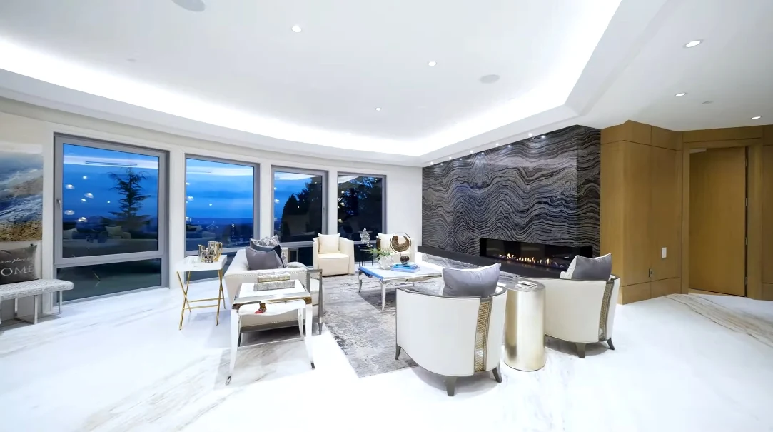 77 Interior Design Photos vs. 815 King Georges Way, West Vancouver, BC Ultra Luxury Mansion Tour