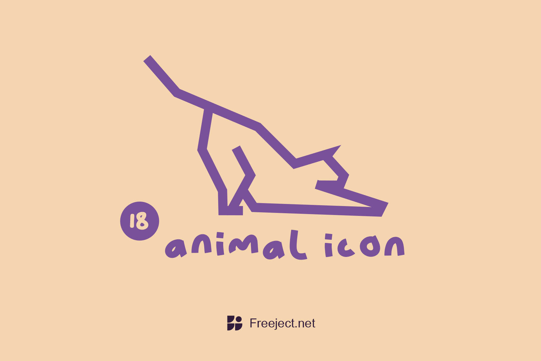 Free DEMO Animal Lineart Icon Collection for Logo Design