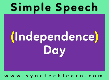 speech on Independence day