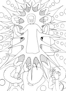 Jesus Transfiguration Coloring Page ~ Coloring Pages
