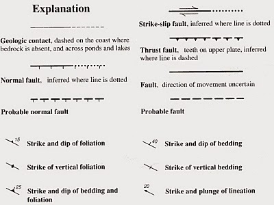 Usgs Geologic Map Symbols How To Read A Geologic Map