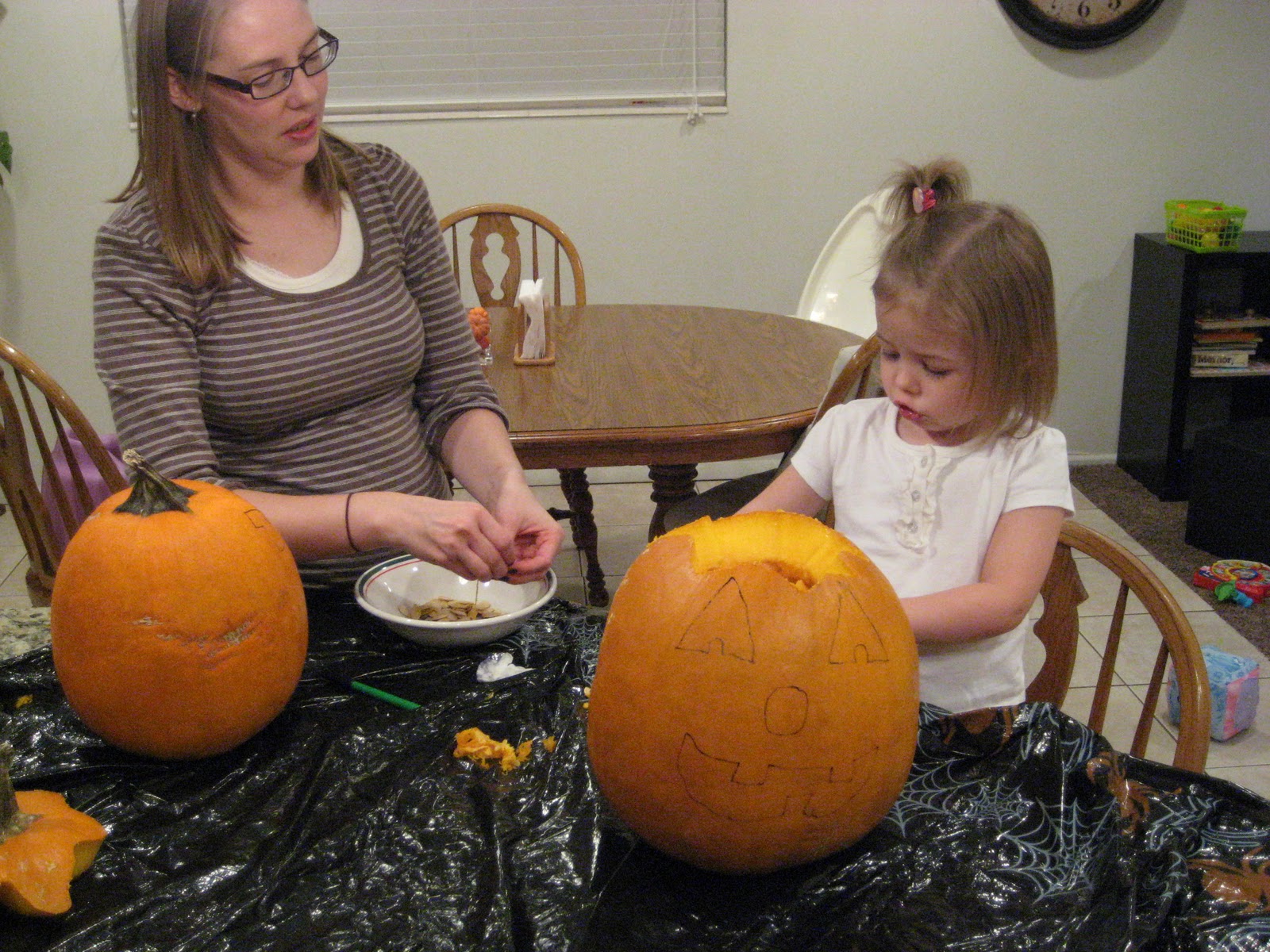 Webster Words Pumpkin Carving, Gardner Village, and Trickor Treating
