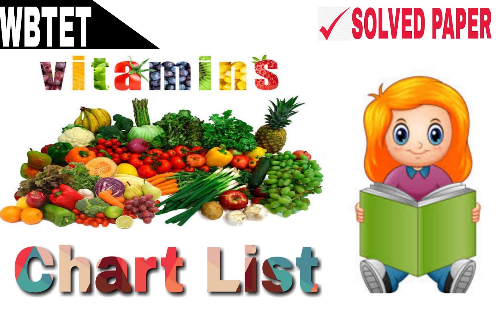 vitamin chart in Bengali ভিটামিনের উৎস, কাজ ও অভাবজনিত রোগ SOLVED PAPER