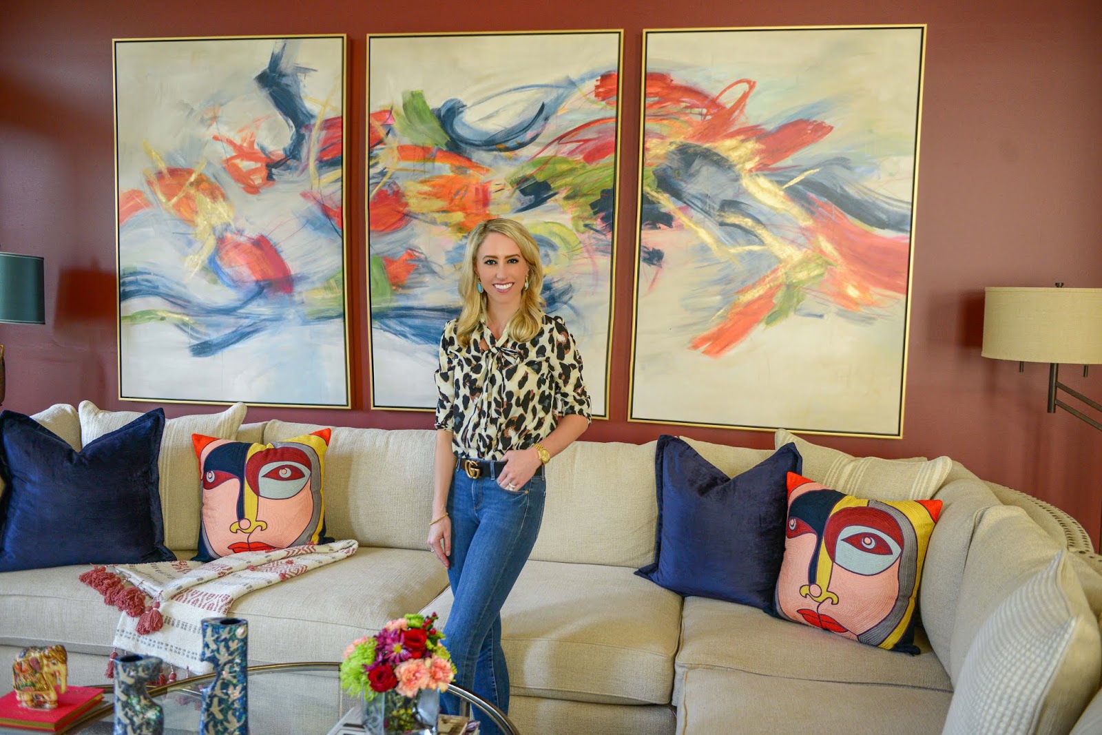 Ashley Nicole Style A Look At Our Updated Living Room With High