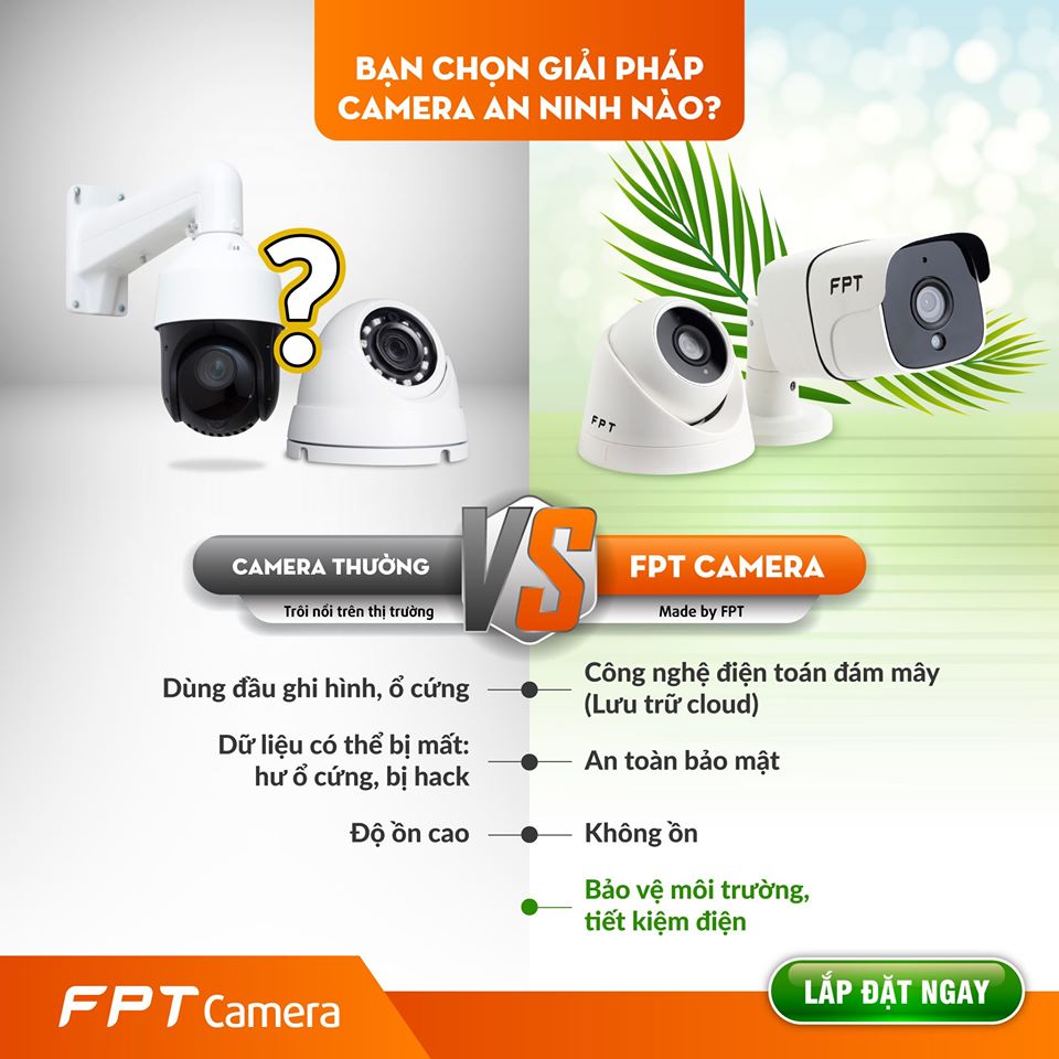 Vì sao bạn chọn lắp đặt Camera FPT ?