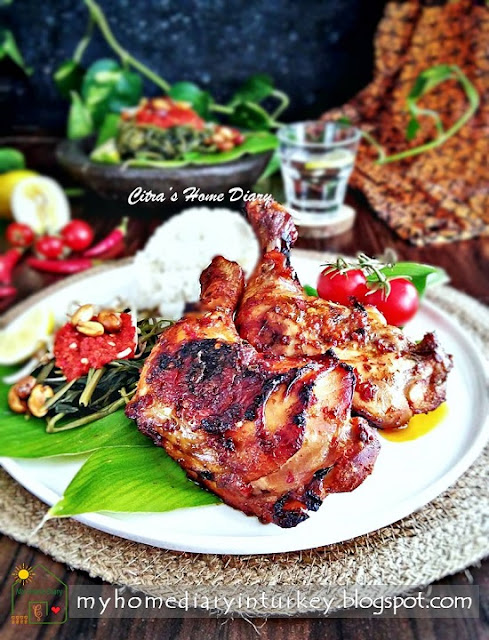 AYAM BAKAR TALIWANG / INDONESIAN SPICY GRILLED CHICKEN FROM LOMBOK | Çitra's Home Diary. #Indonesiancuisines #indonesisch #plecingkangkung #waterspinach #chickenrecipe #asianfoodrecipe #foodphotography #Indonesianfoodrecipe #endonezyamutfağı #ayambakar