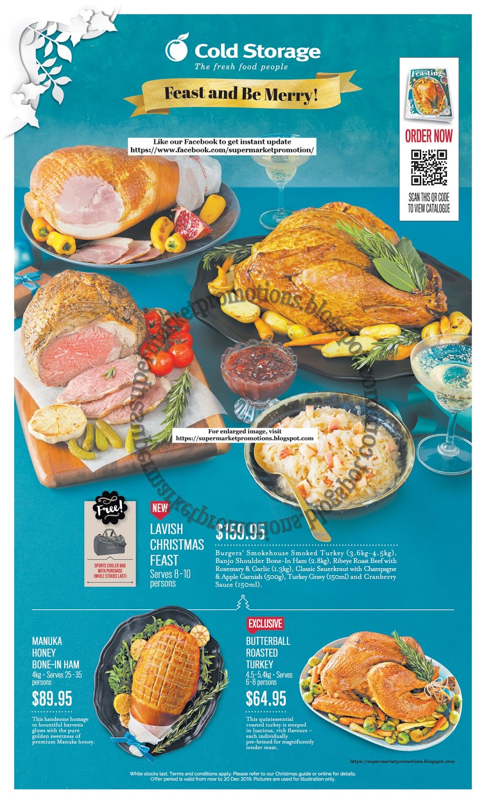Cold Storage Christmas Order 29 November 20 December 2019