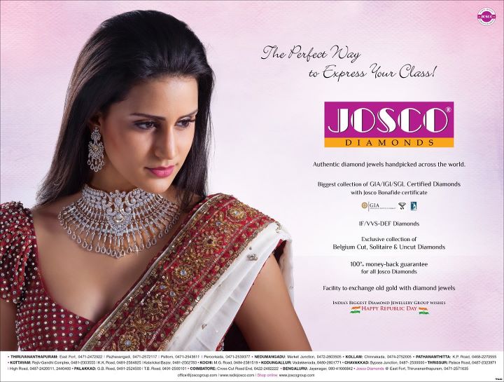 Indian Gold and Diamond Jewellery Model in Bridal Diamond Necklace in