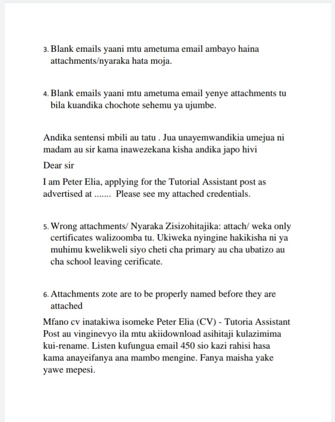 Basic swahili words picture