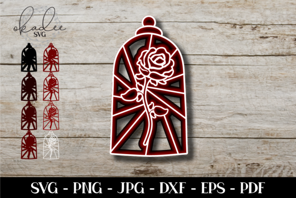 Download 3D Enchanted Rose Mandala, Rose Graphic - Best Free Cut ...