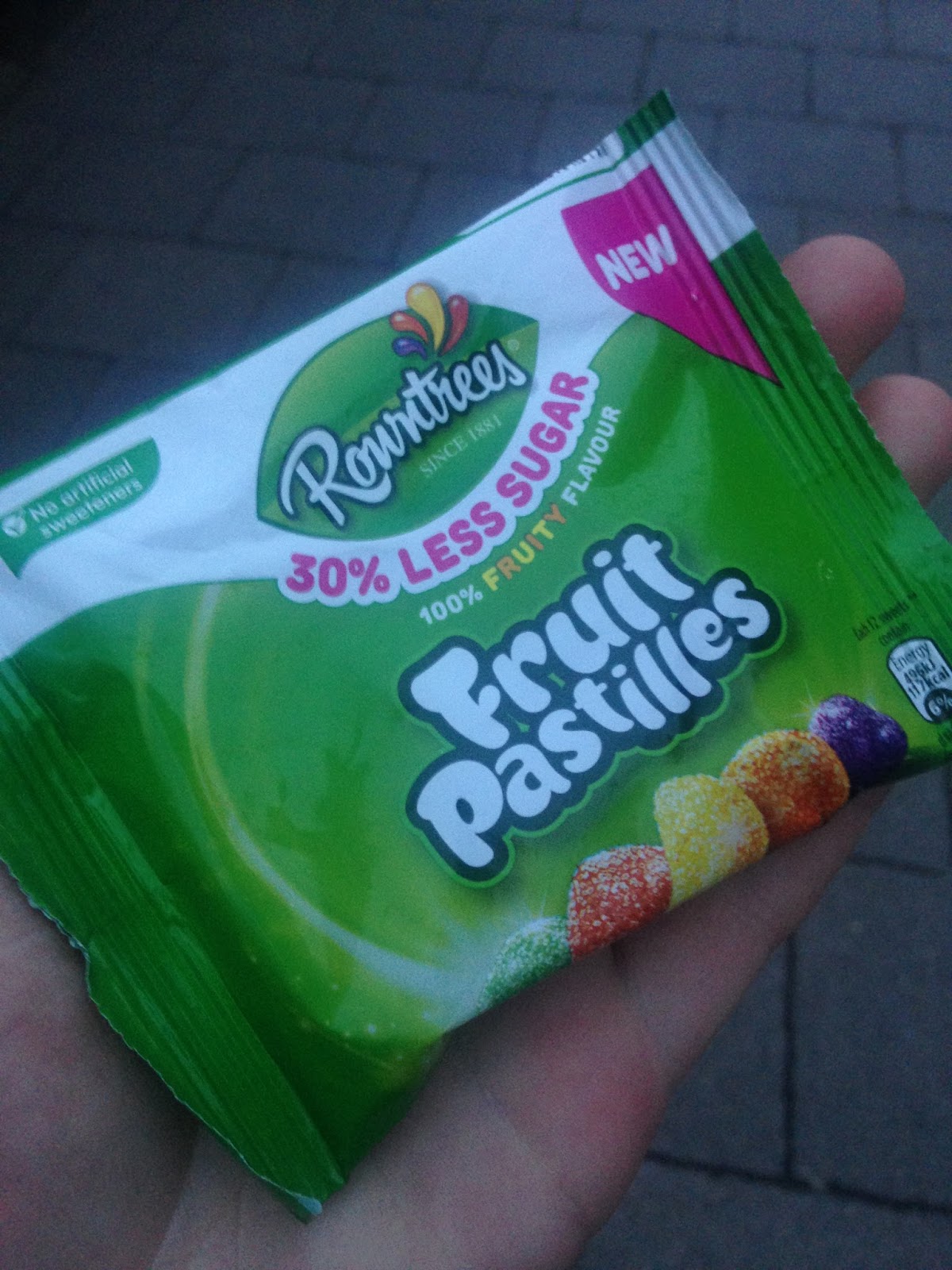 Rowntree's 30 Less Sugar Fruit Pastilles