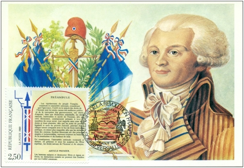 Napoléon Art et Philatélie Robespierre, Maximilien de (17581794)