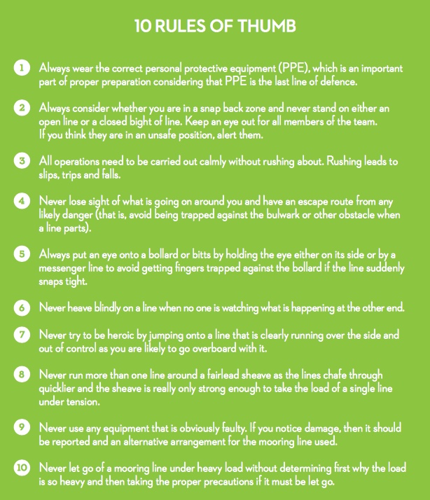 Preventing Accidents During Mooring Operations