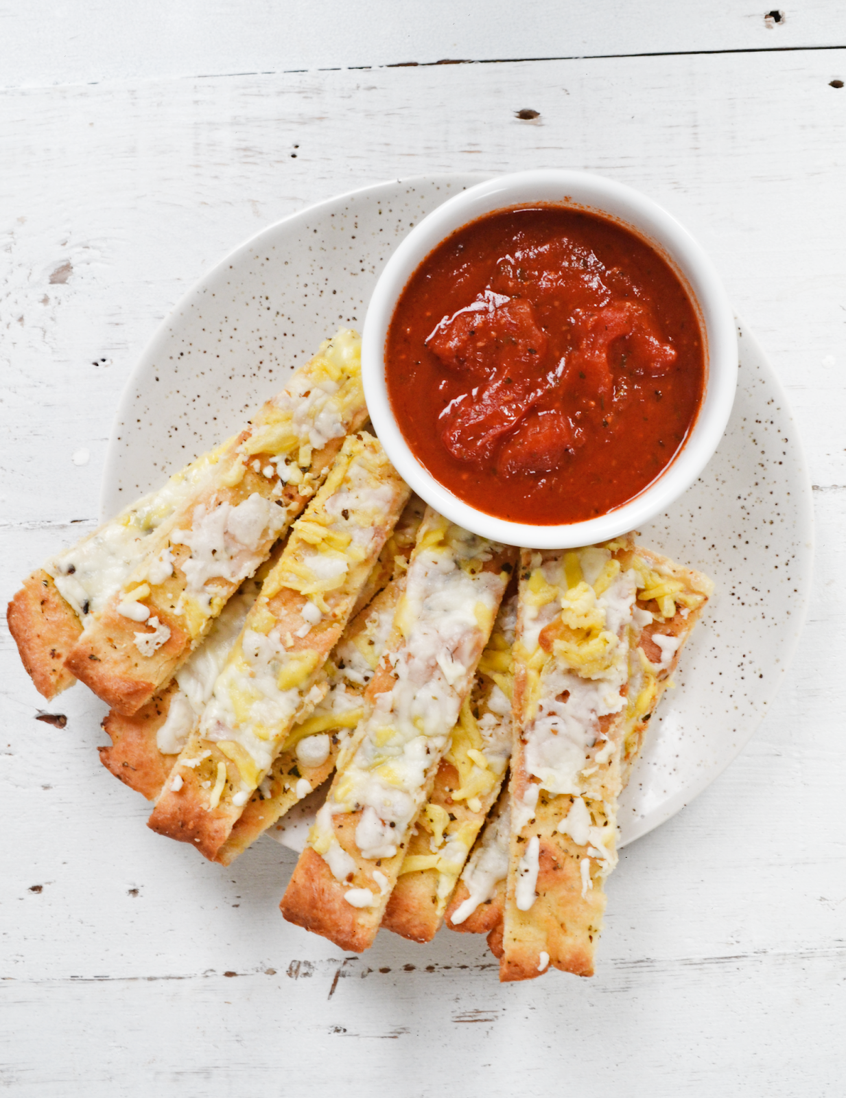 Cheesy Garlic Bread Sticks With Tomato Dip Shannon Michelle