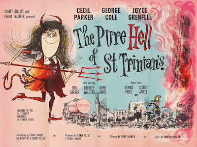 British film poster for The Pure Hell of St. Trinian's