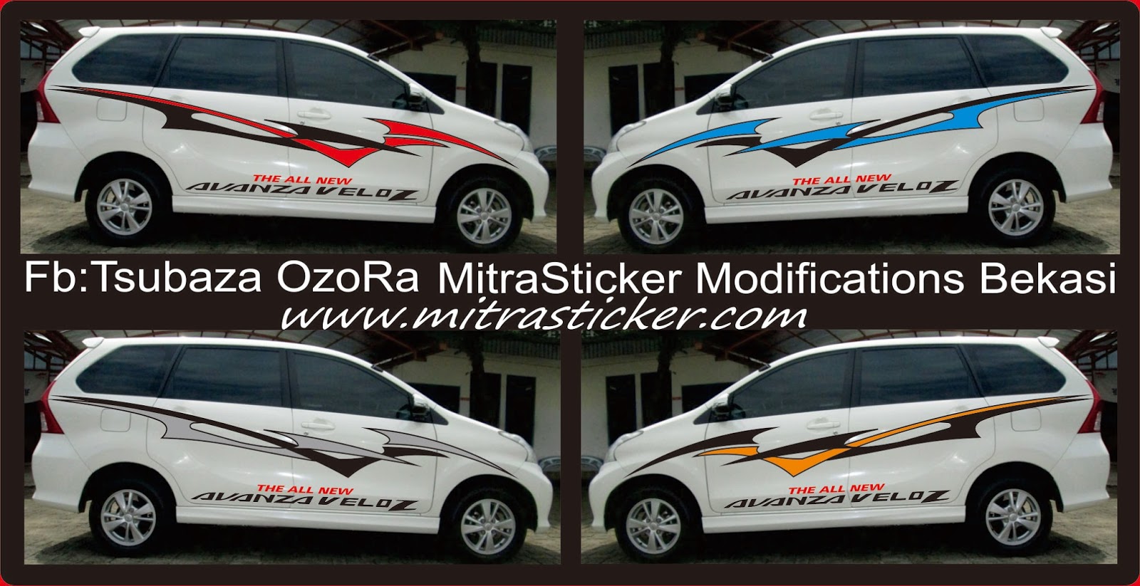 Gambar Modifikasi Stiker Mobil Avanza Putih Terbaru Modifikasi Mobil