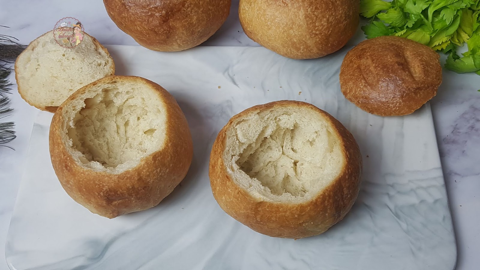Air Fryer Bread Bowls Recipe Panera Style Bread Bowl Recipe Homemade Bread Bowl Aaichi Savali