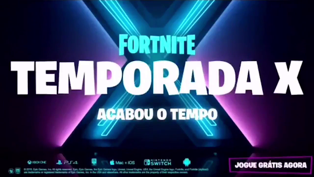 اعلان الرسمي للسيزون العاشر من فورت نايت Fortnite X