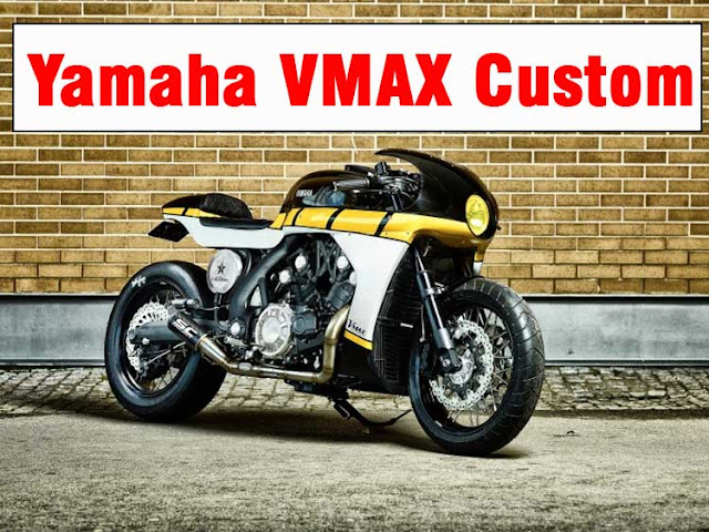 Yamaha VMAX 1200 Custom Cafe Racer Drag bike