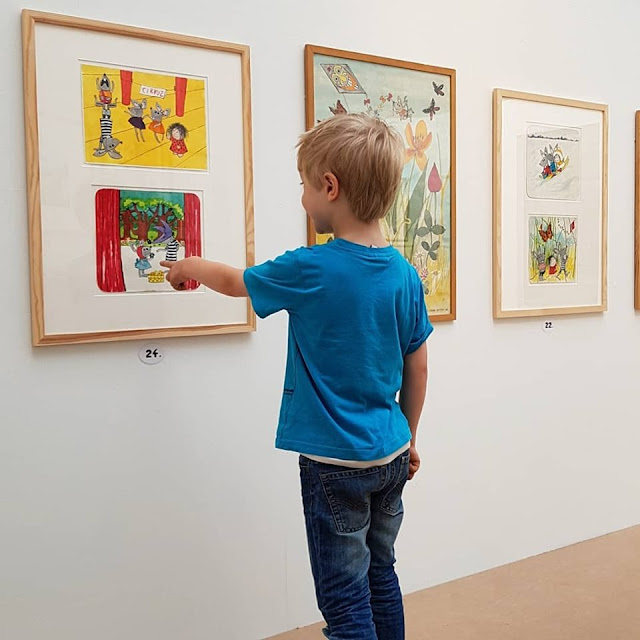 Pippi Langstrumpf, Kunst für Kinder und ein Besuch im Zoo: Ein toller Tag in und um Vejen. Die Bilder von Cirkeline, der dänischen Bilderbuchfigur.