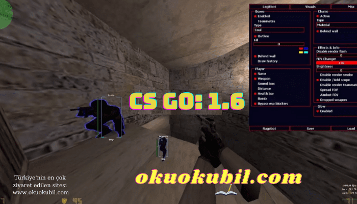 CS 1.6 Hızlı Bıçak, Harita ESP Ragebot, Multihack, Dopamine, Legitbot