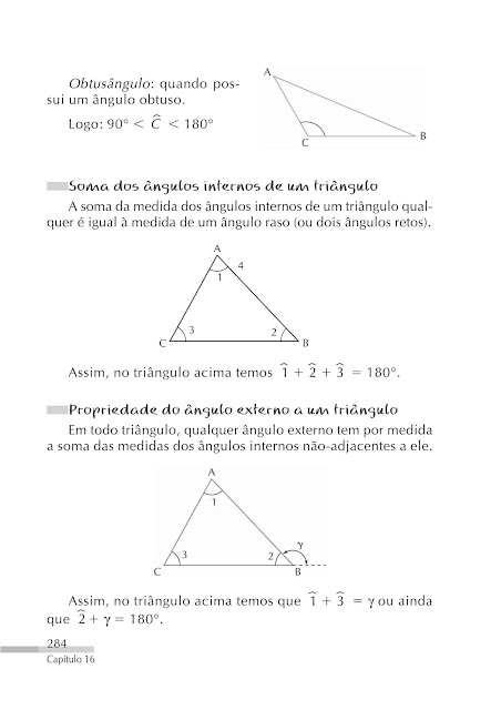 Classificação dos triangulos