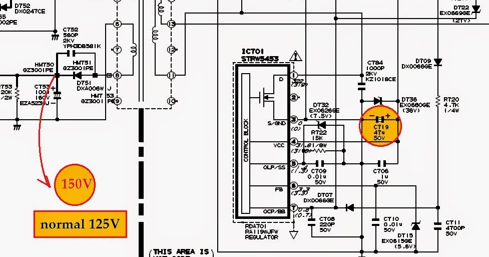 Service Tv Panggilan Tv Sharp 21DF251 rusak TR Horizontal