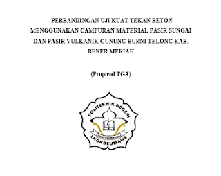 Contoh Proposal Penelitian Uji Kuat Tekan Beton Materi Teknik Sipilku