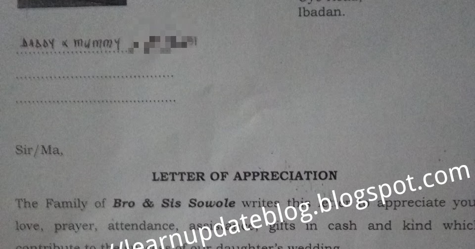 HOW TO WRITE AN APPRECIATION LETTER TO ANYONE 
