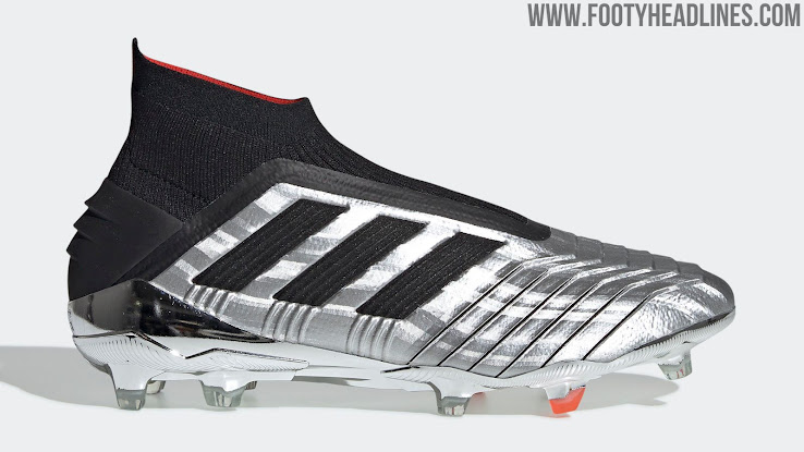 silver adidas predator boots