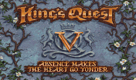 King's Quest V DOS title