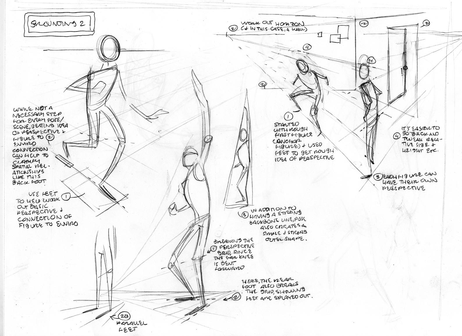 purge theory: cartooning class -- grounding