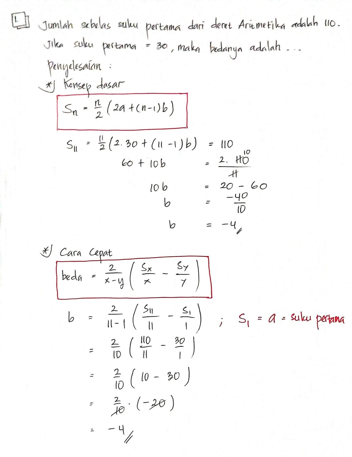 36 Bilangan Dan Deret Aritmatika