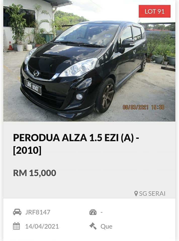 Harga kereta perodua 2021